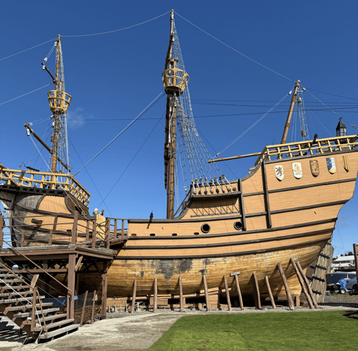 replica of Ferdinand Magellan’s Victoria