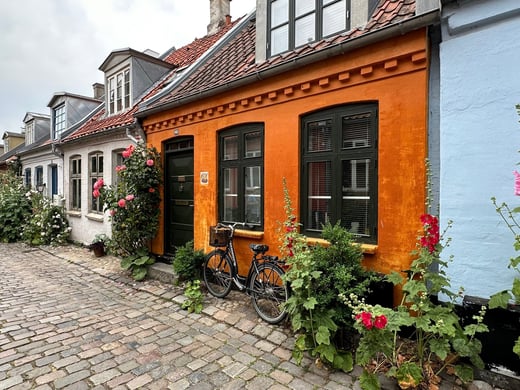 Orange house